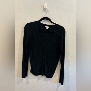 Merona black cardigan size S